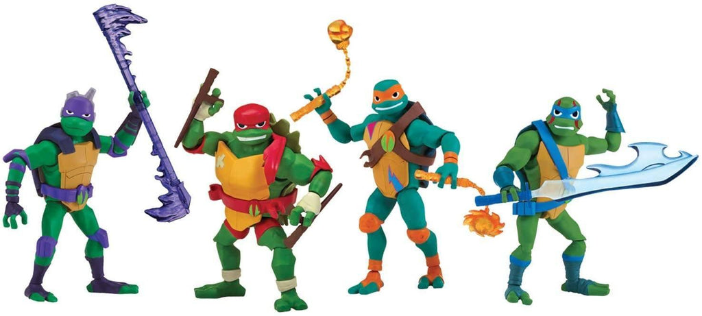 Teenage Mutant Ninja Turtles The Rise of The Teenage Mutant Ninja 4 Pack - TOYBOX Toy Shop