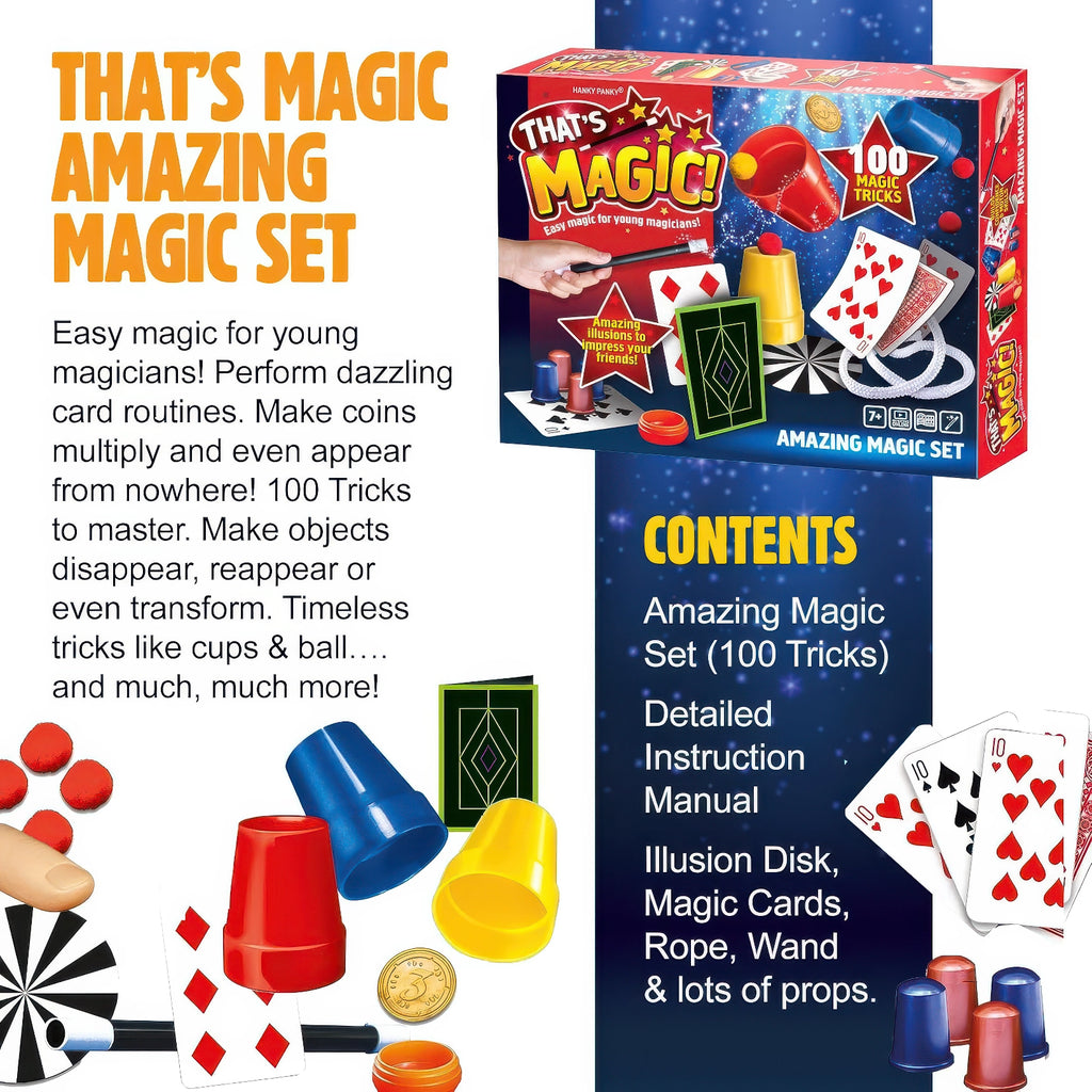 That's Magic Amazing Magic Set - 100 Fun Easy Tricks - TOYBOX Toy Shop