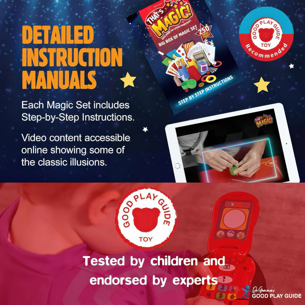 That's Magic, Magic Hat Set - Featuring 75 Fun Easy Tricks - TOYBOX Toy Shop