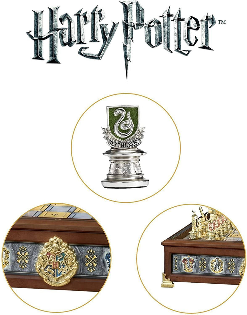 The Noble Collection Harry Potter Quidditch Chess Set 34cm Silver & Gold Plated - TOYBOX Toy Shop