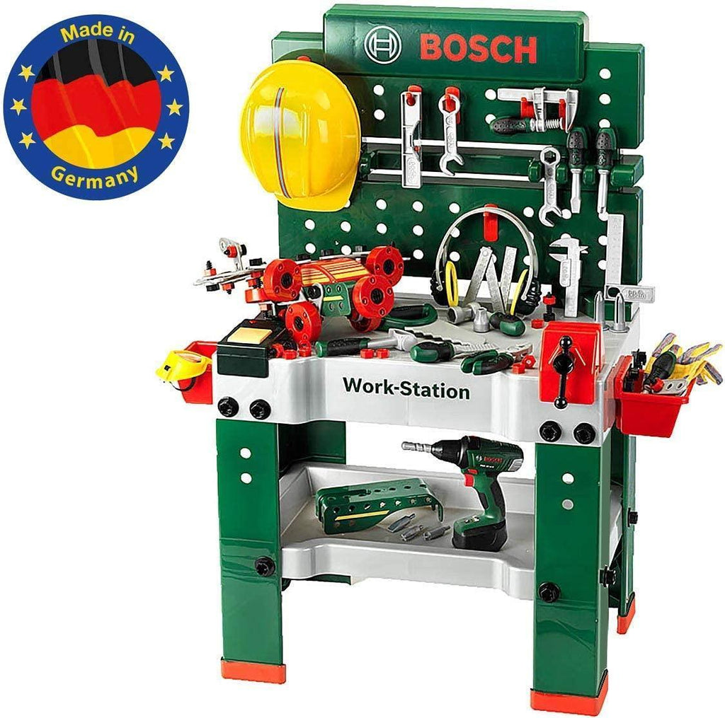 Theo Klein 8485 Bosch Workbench No. 1, 150 Pieces - TOYBOX Toy Shop