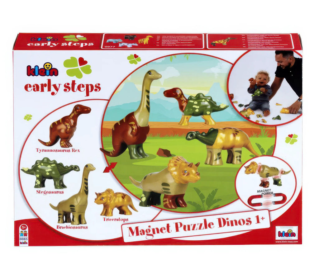 Theo Klein Early Steps - Magnet-Dino-Puzzle 4 Dinos - TOYBOX Toy Shop