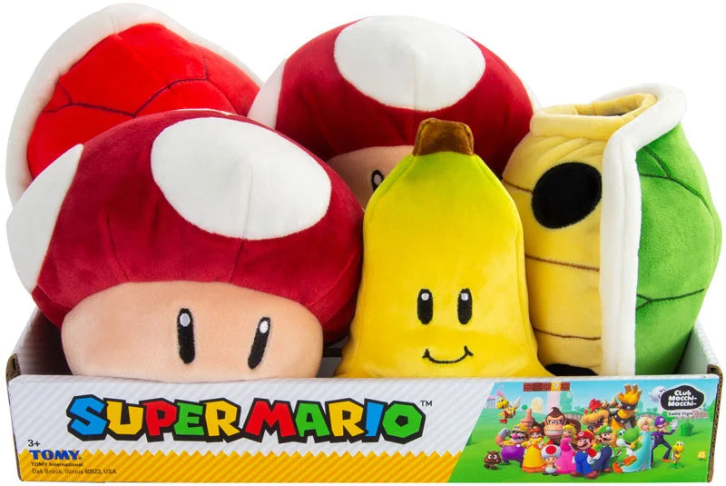 Tomy Super Mario Junior 6-inch Plush - Assorted - TOYBOX Toy Shop