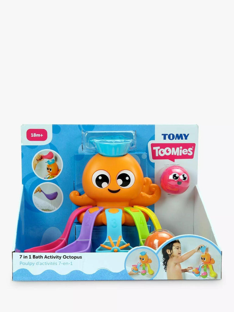 Tomy Toomies 7-in-1 Bath Activity Octopus - TOYBOX Toy Shop