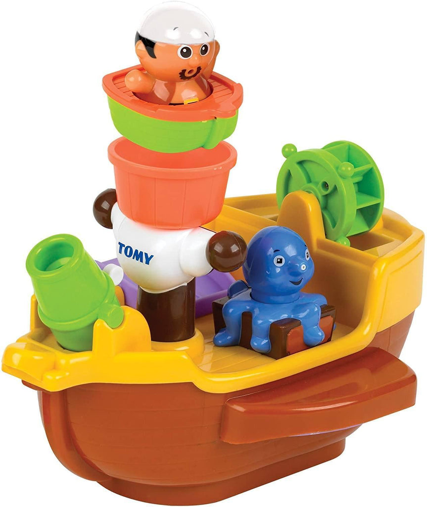 TOMY Toomies E71602 Pirate Bath Ship Baby Bath Toy - TOYBOX Toy Shop