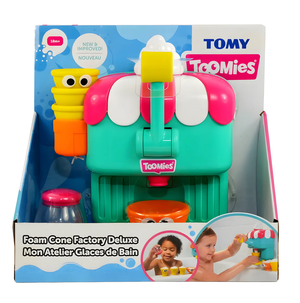 TOMY Toomies Foam Cone Factory Deluxe Bath Toy - TOYBOX Toy Shop