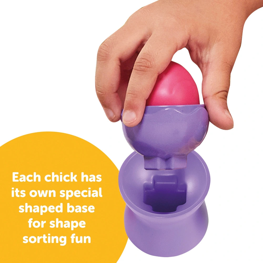 TOMY Toomies Hide & Squeak Egg Stackers - TOYBOX Toy Shop