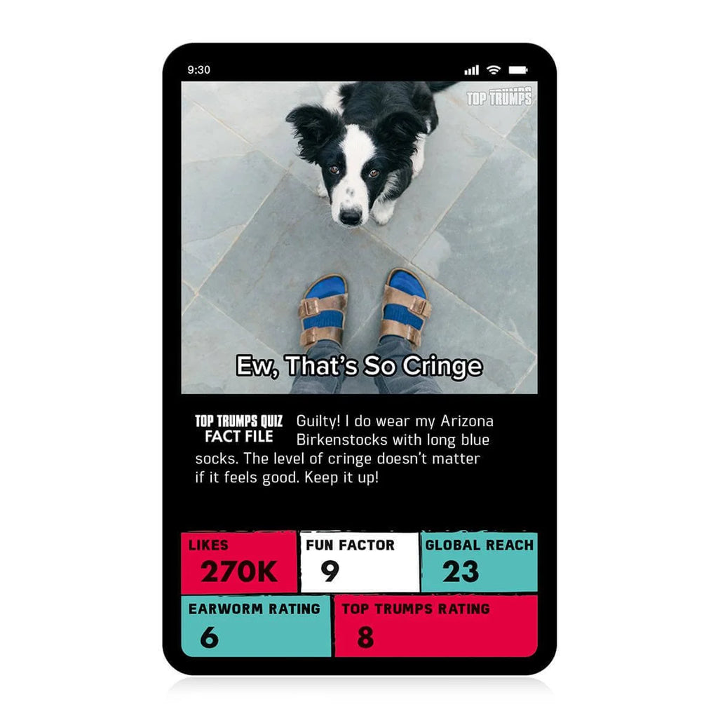 Top Trumps Gen Z - Guide to TikTok Trends Card Game - TOYBOX Toy Shop