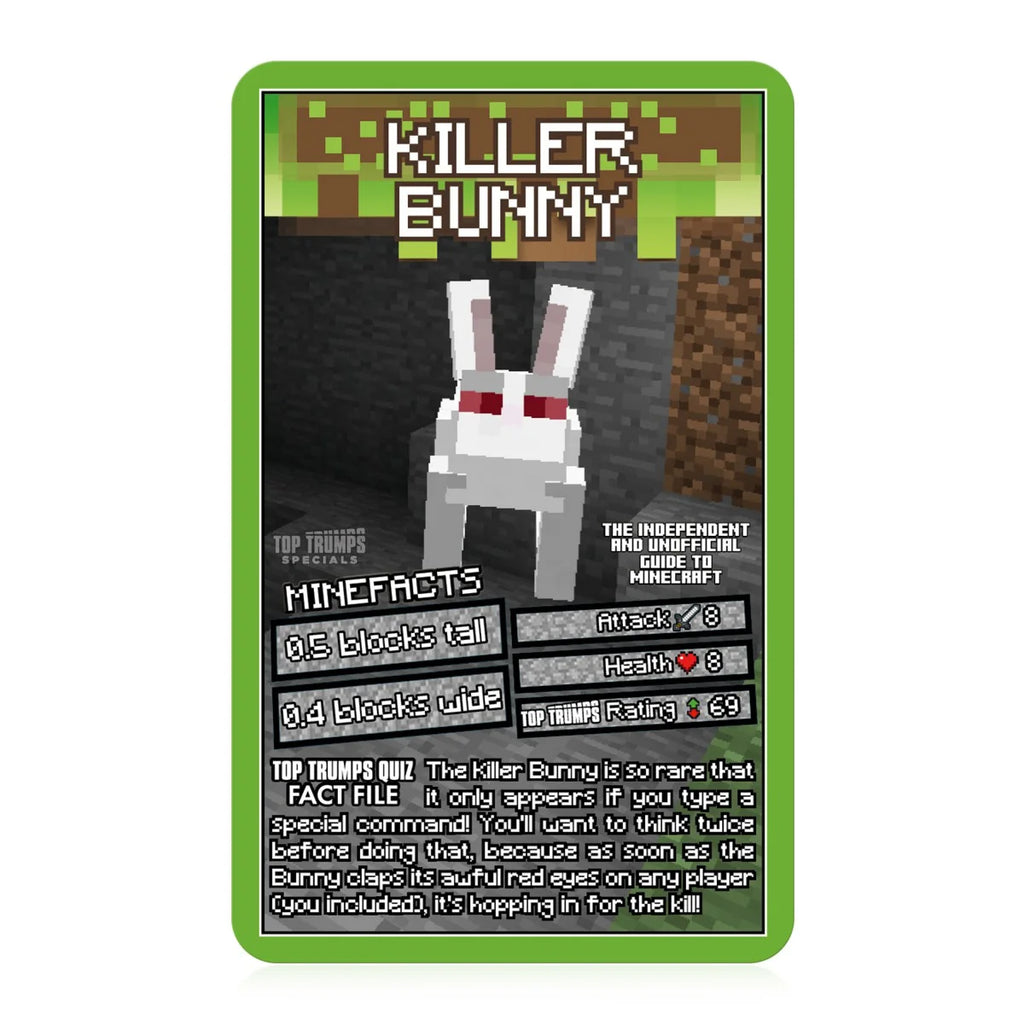 Top Trumps Independent Unofficial Guide To Minecraft - TOYBOX Toy Shop