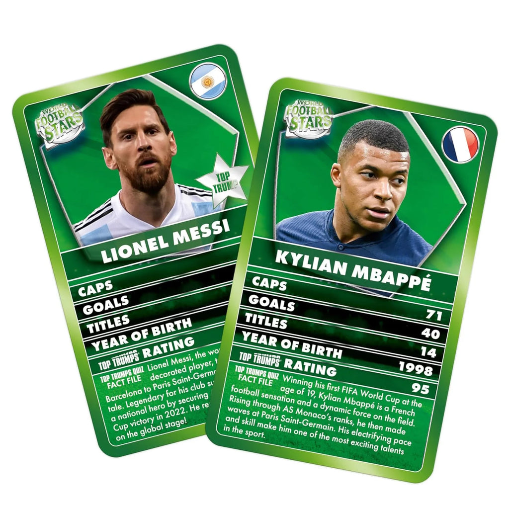 Top Trumps World Football Stars Specials Card Game Green - TOYBOX Toy Shop