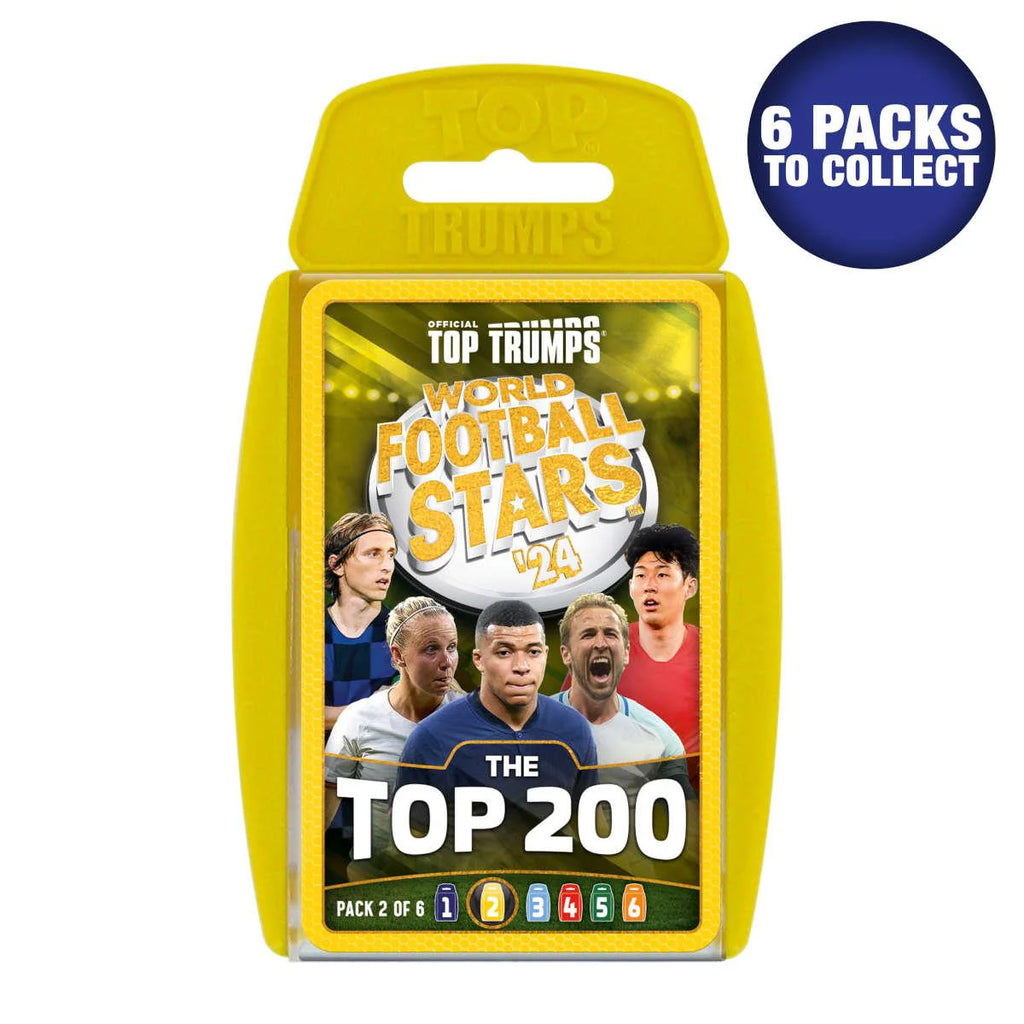 Top Trumps World Football Stars Top 200 Card Game - Pack 2 - TOYBOX Toy Shop