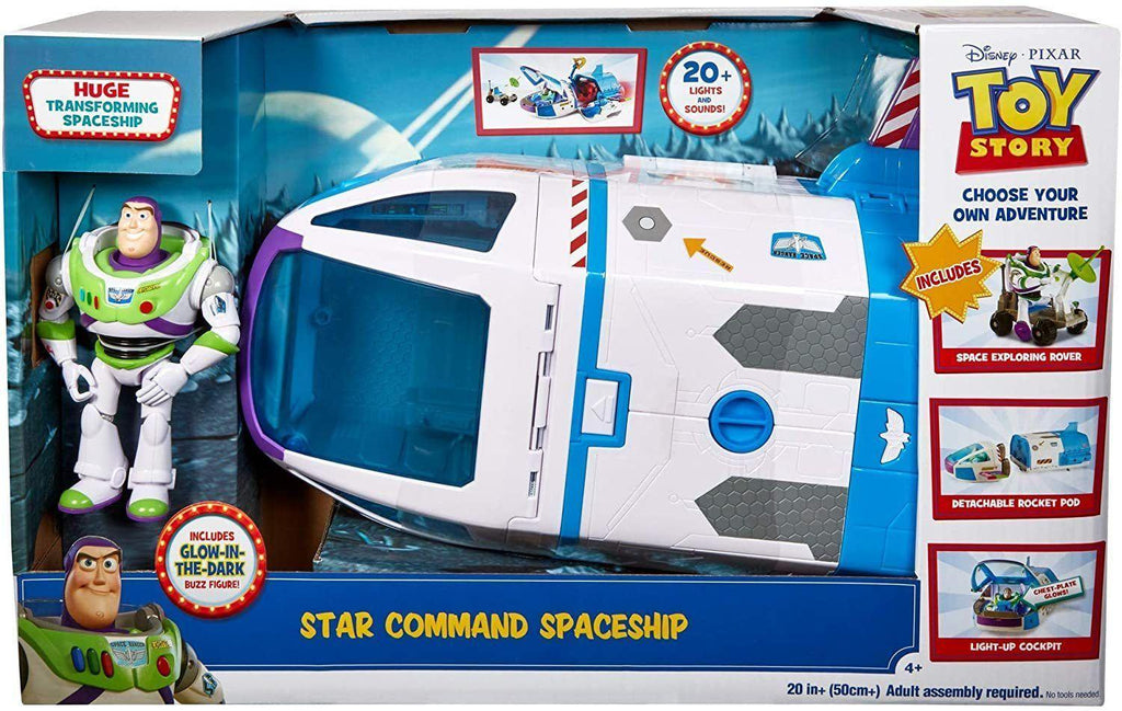 Toy Story Buzz Lightyear’s Star Command Toy Spaceship - TOYBOX Toy Shop