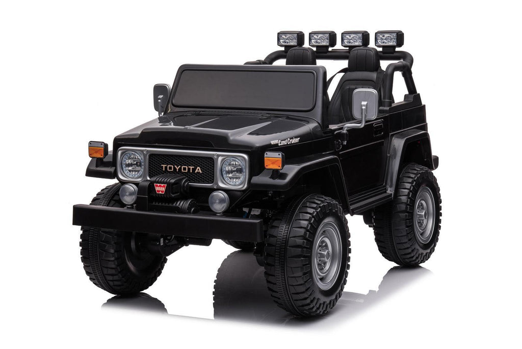 TOYOTA Land Cruiser Jeep 12V Battery 2-Seater Ride-on Car - Grey - TOYBOX Toy Shop
