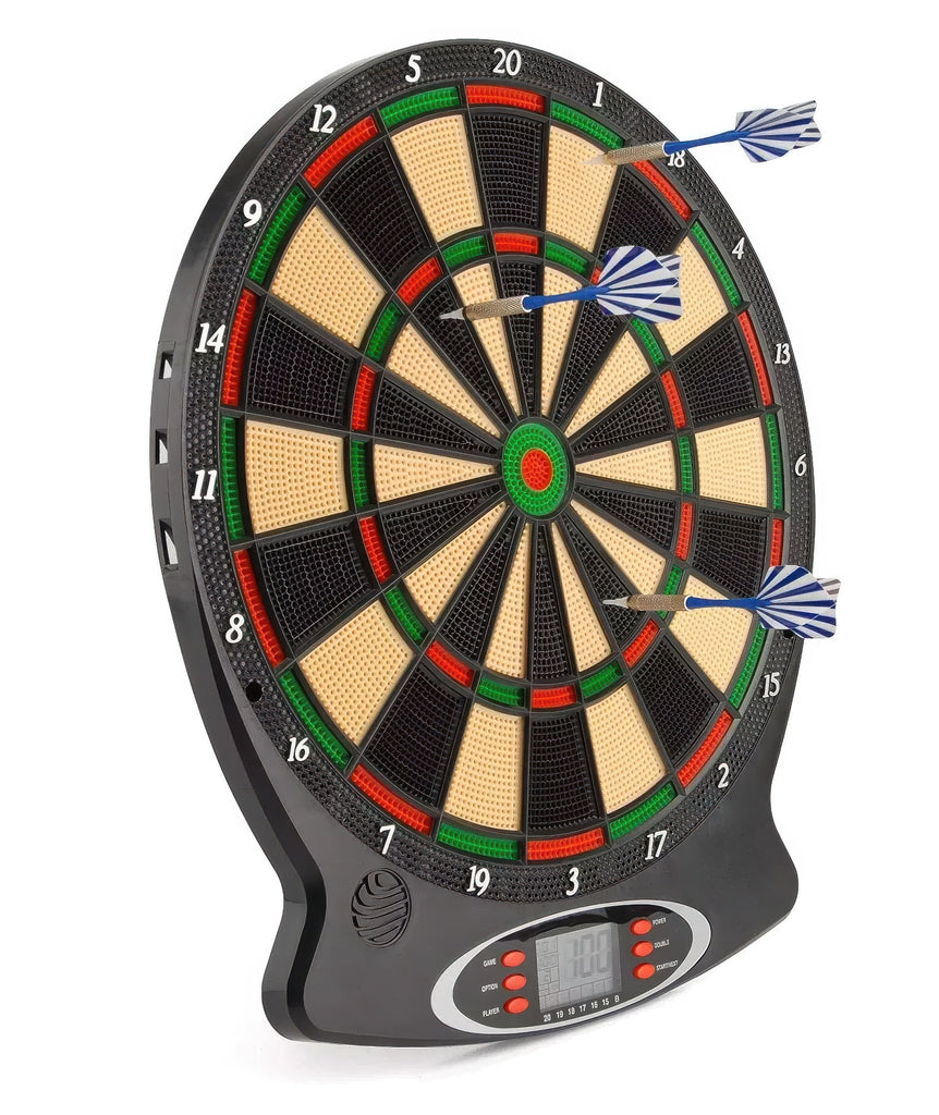 Toyrific Electronic Dart Board - With 6 Soft Tip Darts - TOYBOX Toy Shop