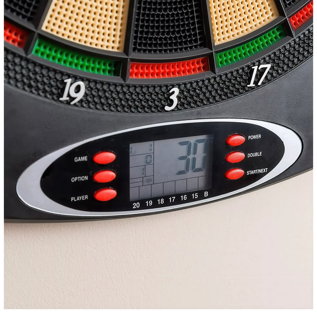 Toyrific Electronic Dart Board - With 6 Soft Tip Darts - TOYBOX Toy Shop