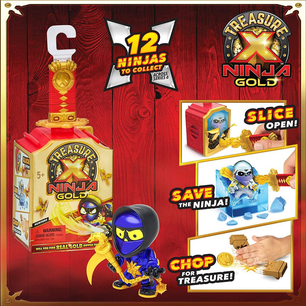 Treasure X 41625 Ninja Gold Hunters Single Pack- Assorted - TOYBOX Toy Shop