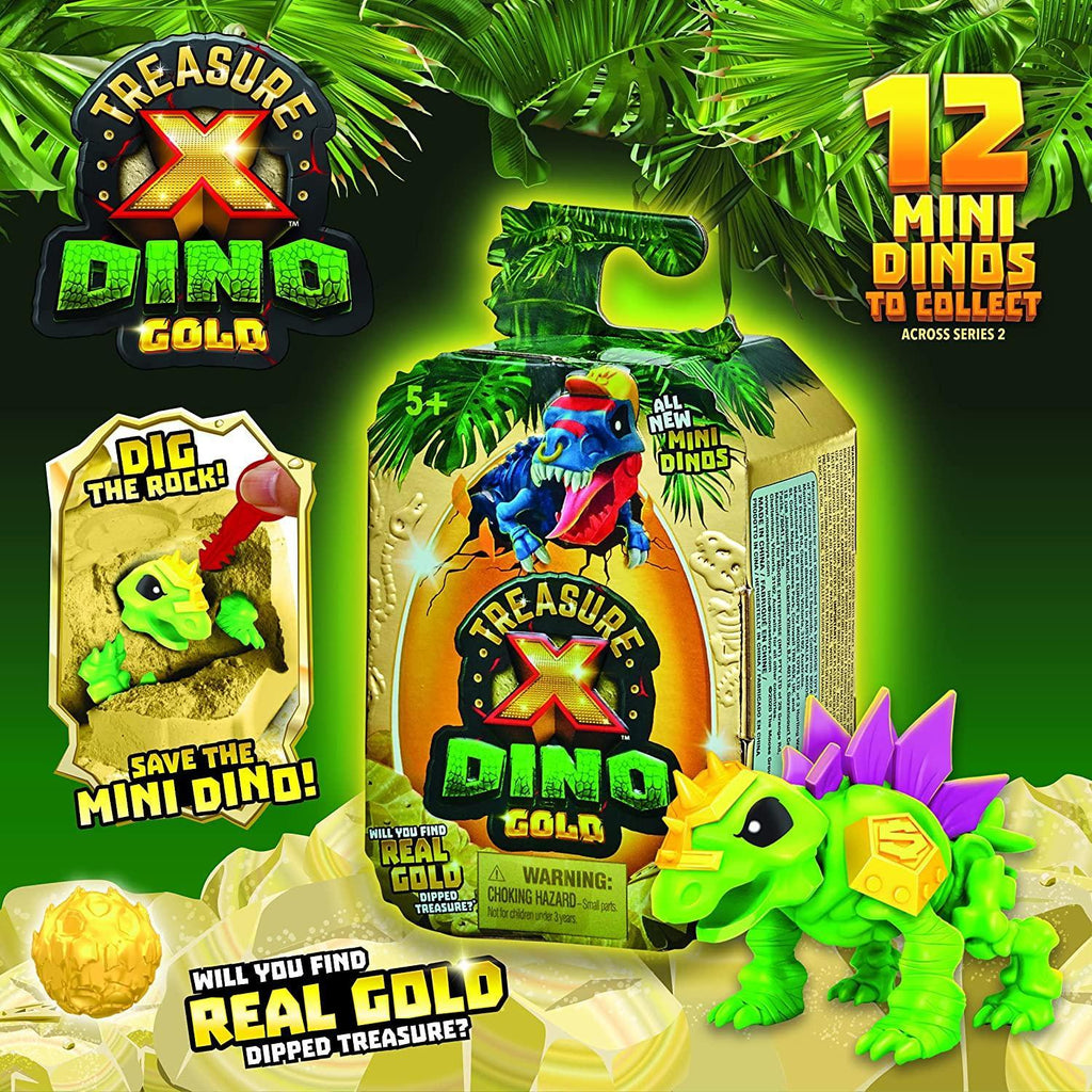 Treasure X Dino Gold Mini Dino Pack - TOYBOX Toy Shop