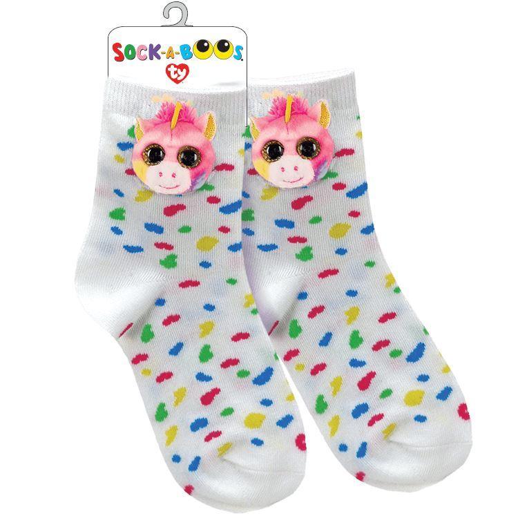 Ty Beanie Boo Fashion Slipper Socks - Fantasia Unicorn - TOYBOX Toy Shop