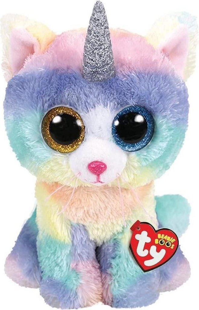 Ty Beanie Boo's XL Heather Cat 42cm Soft Toy - TOYBOX Toy Shop