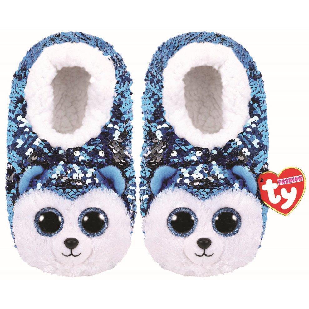 Ty Beanie Boos Slipper Socks - Slush The Husky - TOYBOX Toy Shop