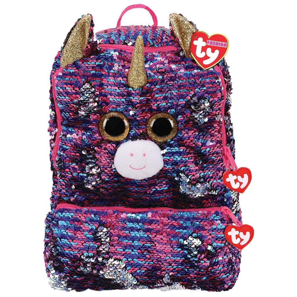 Ty Fashion Backpack Rosette Unicorn Square 33 cm - TOYBOX Toy Shop