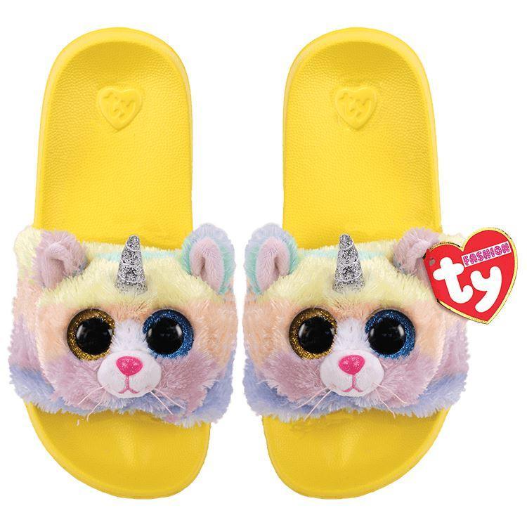 Ty Fashion Slide Slippers Heather Cat - Size 36-38 - TOYBOX Toy Shop