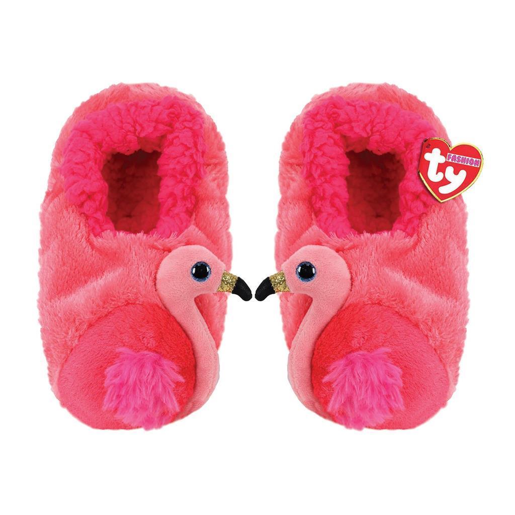 Ty Fashion Slippers Gilda Flamingo - Size 32-34 - TOYBOX Toy Shop