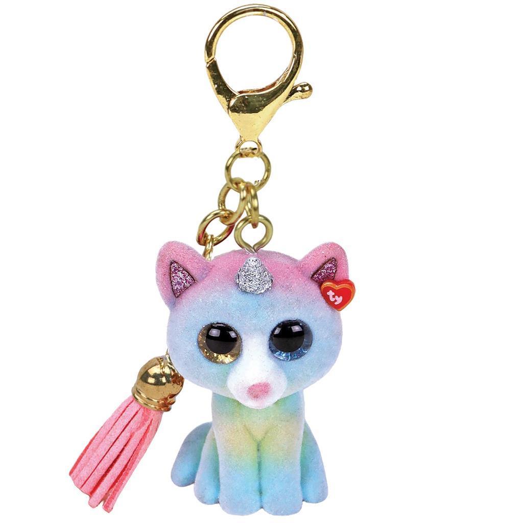 Ty Mini Boo's Clip Heather Cat 9cm - TOYBOX Toy Shop