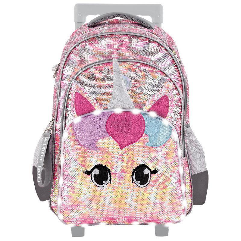 Unicorn LED sequins trolley 45cm - TOYBOX Toy Shop