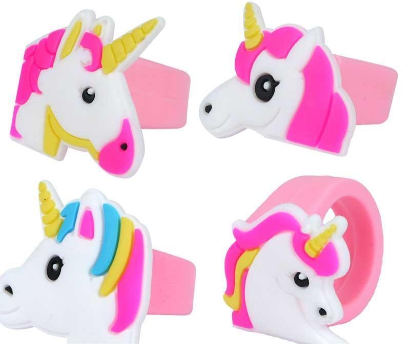 Unicorn Ring 2 x 3cm - Assorted - TOYBOX Toy Shop