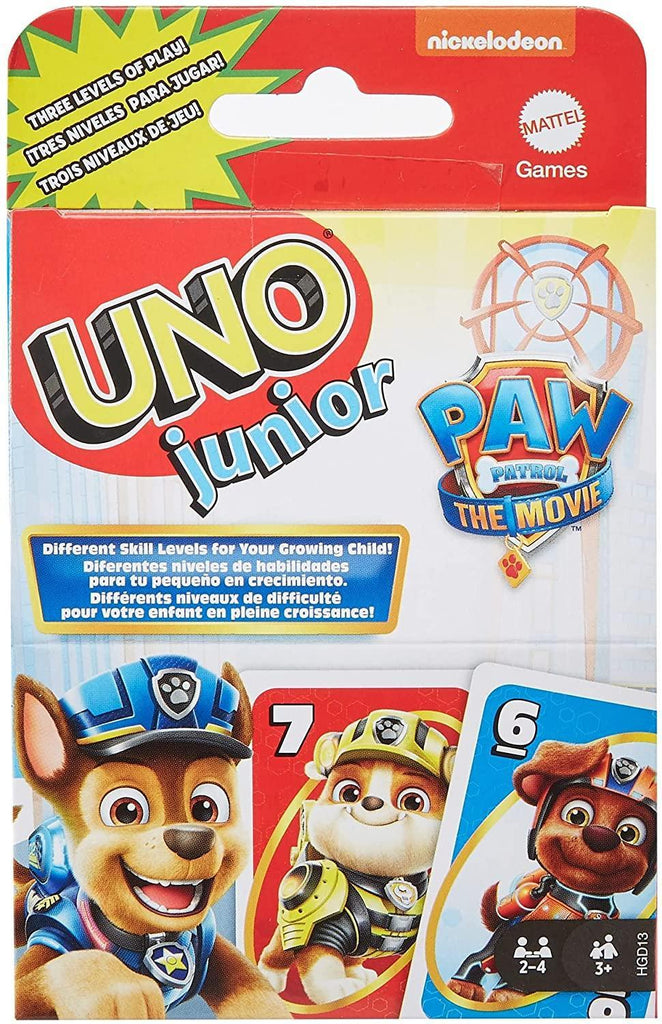 UNO Junior PAW Patrol Card Game - TOYBOX Toy Shop