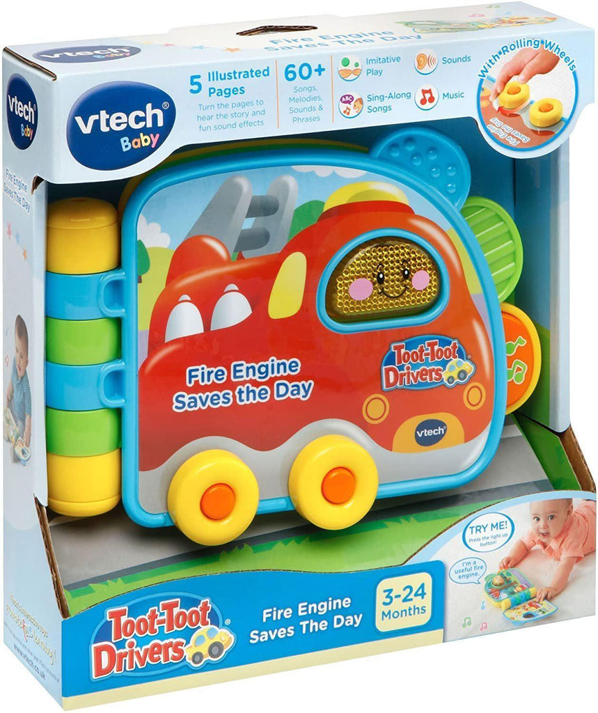 VTech 502003 Toot-Toot Drivers Fire Engine Saves The Day - TOYBOX Toy Shop