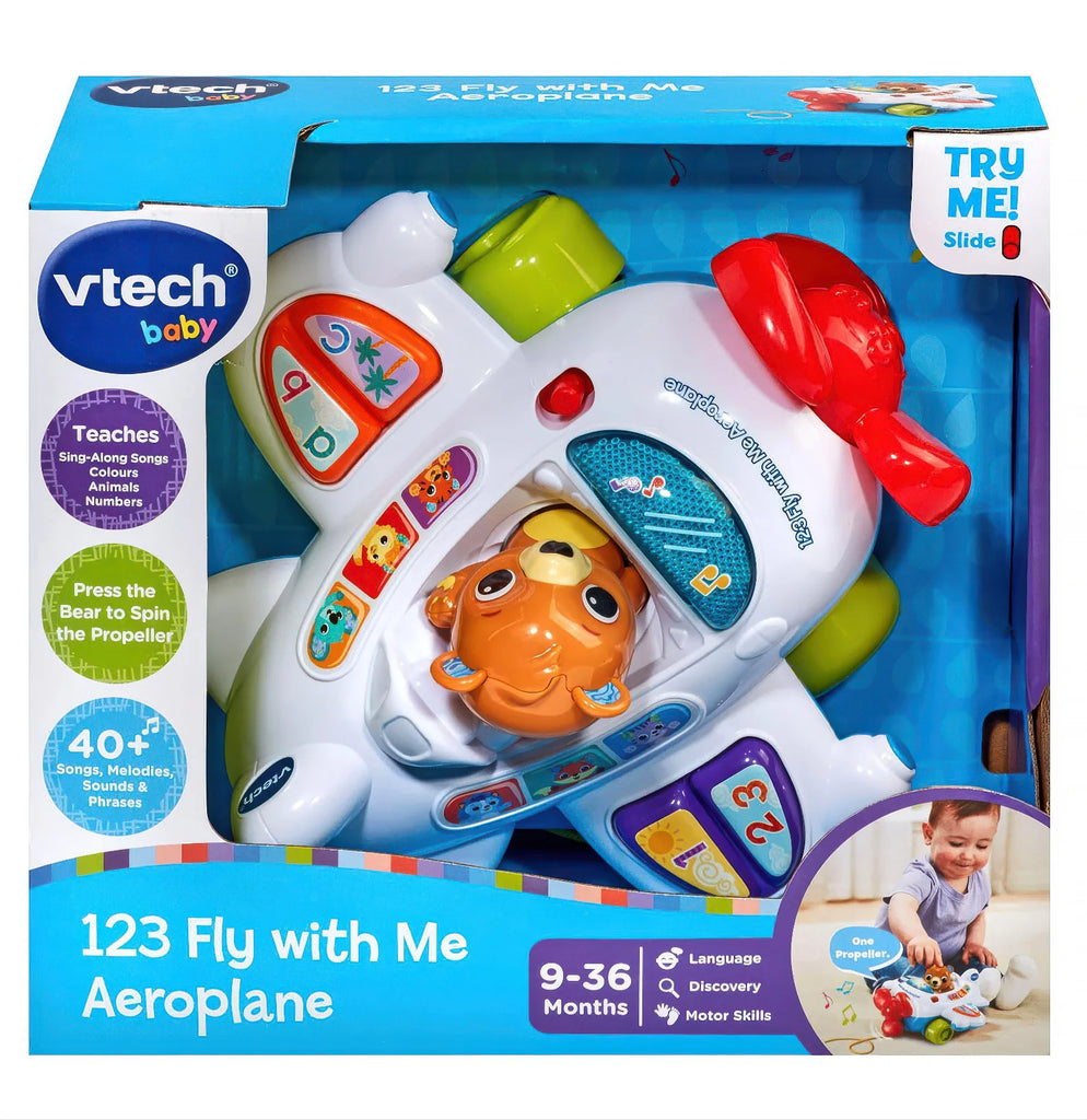 VTech 123 Fly with Me Aeroplane - TOYBOX Toy Shop