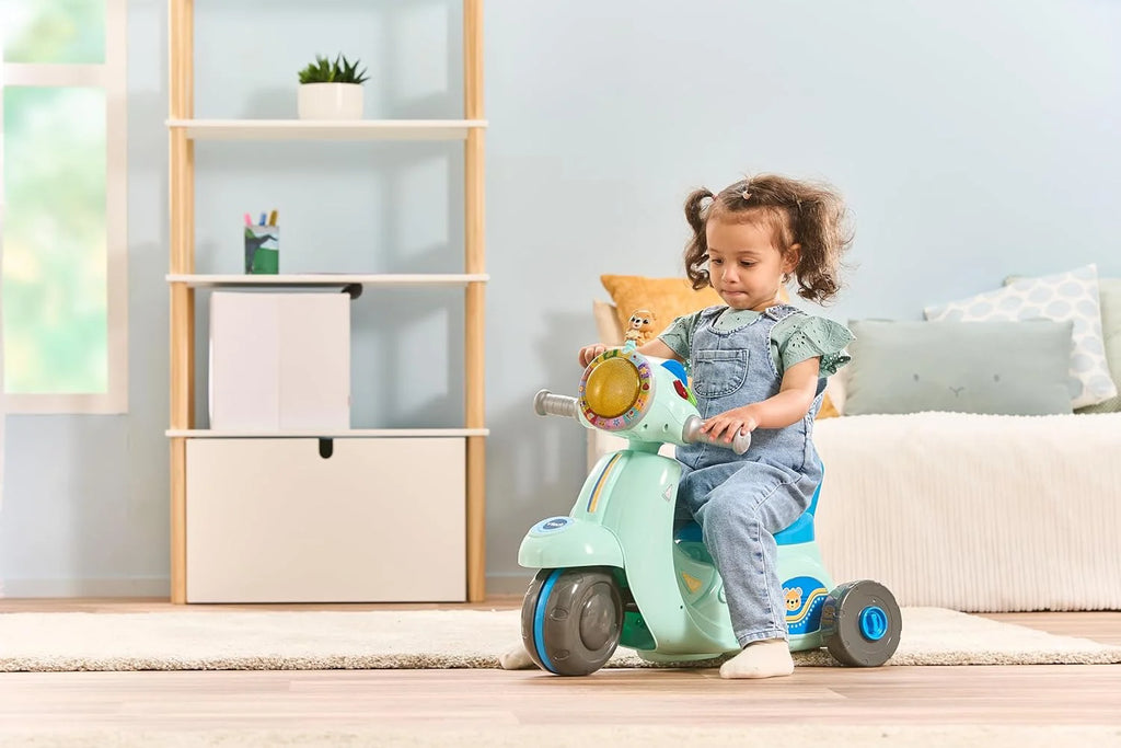 VTech Baby 2-in-1 Ride & Balance Scooter, Blue - TOYBOX Toy Shop