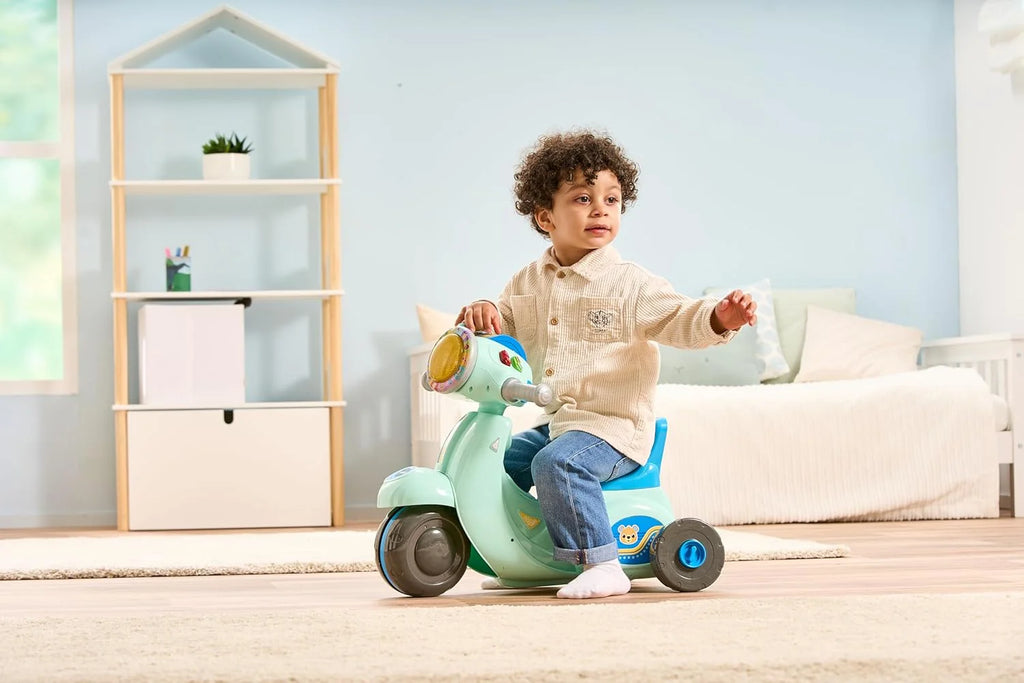 VTech Baby 2-in-1 Ride & Balance Scooter, Blue - TOYBOX Toy Shop