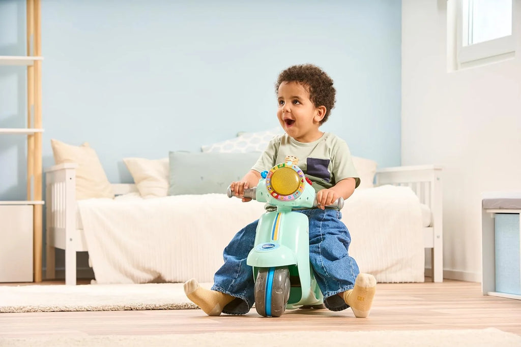 VTech Baby 2-in-1 Ride & Balance Scooter, Blue - TOYBOX Toy Shop