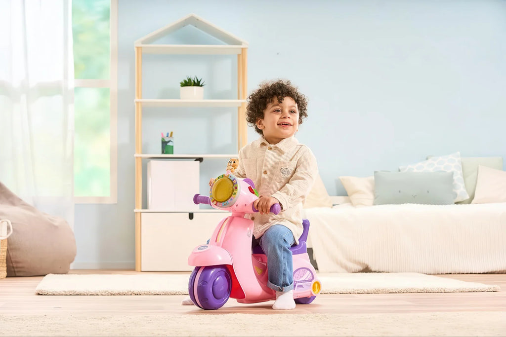 VTech Baby 2-in-1 Ride & Balance Scooter, Pink - TOYBOX Toy Shop