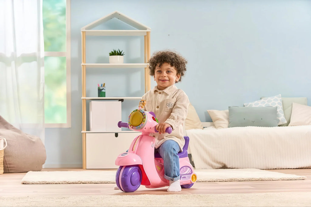 VTech Baby 2-in-1 Ride & Balance Scooter, Pink - TOYBOX Toy Shop