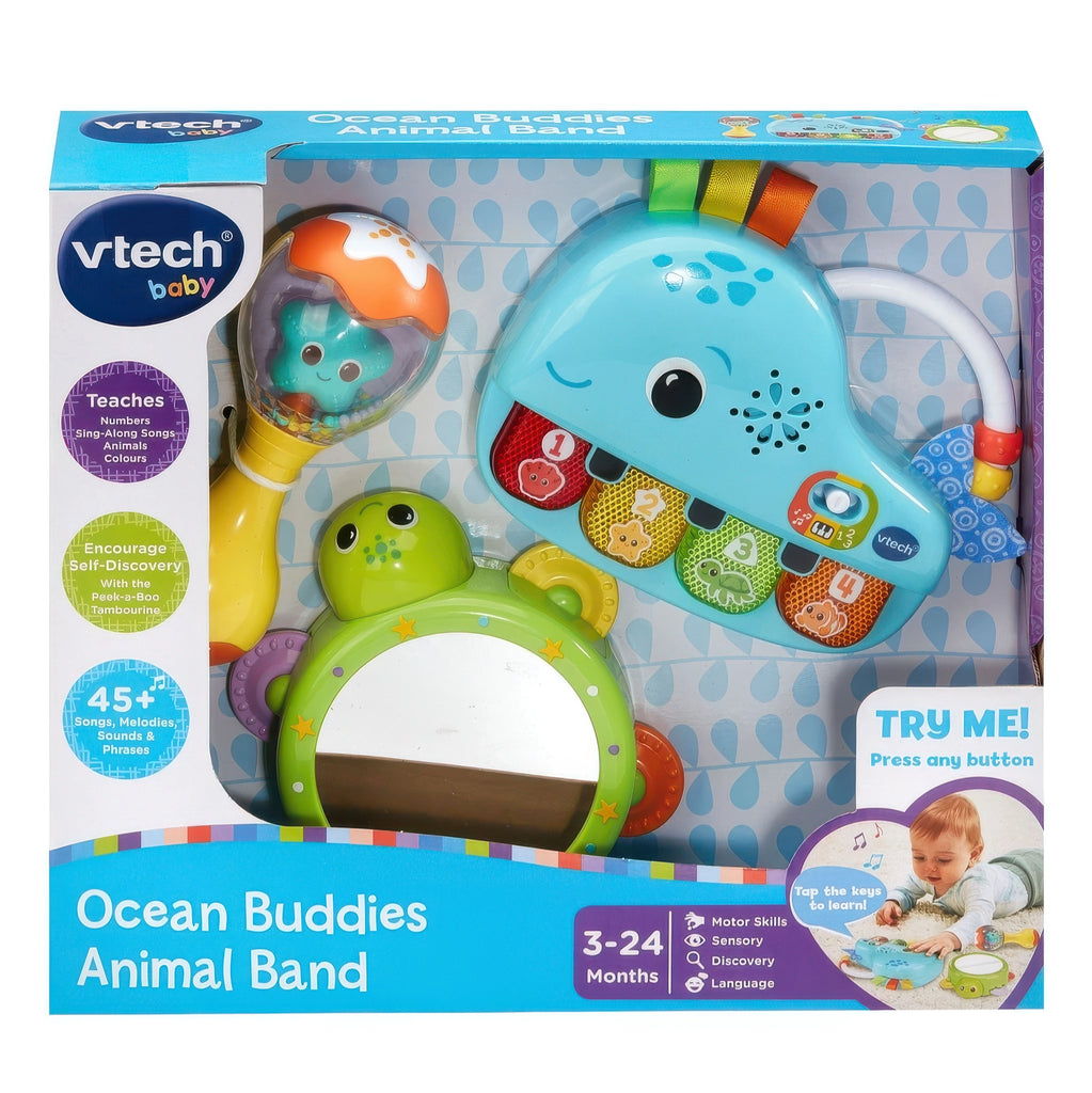 VTech Baby Ocean Buddies Animal Band Musical Toys - TOYBOX Toy Shop