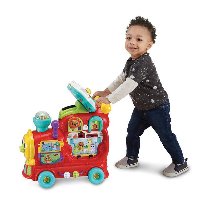 VTech Baby Push and Ride Alphabet Train Push Along Toy - English - TOYBOX Toy Shop