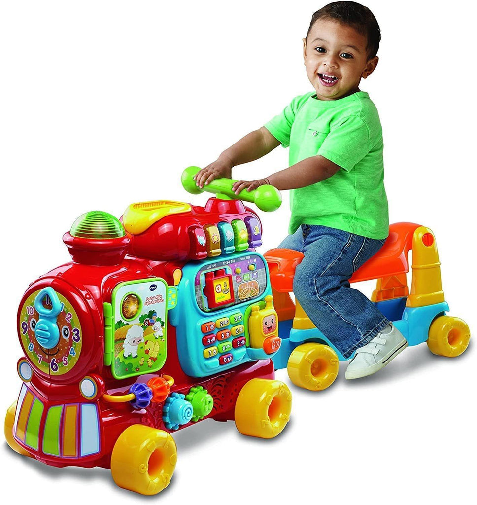 VTech Baby Push and Ride Alphabet Train Push Along Toy - Greek - TOYBOX Toy Shop