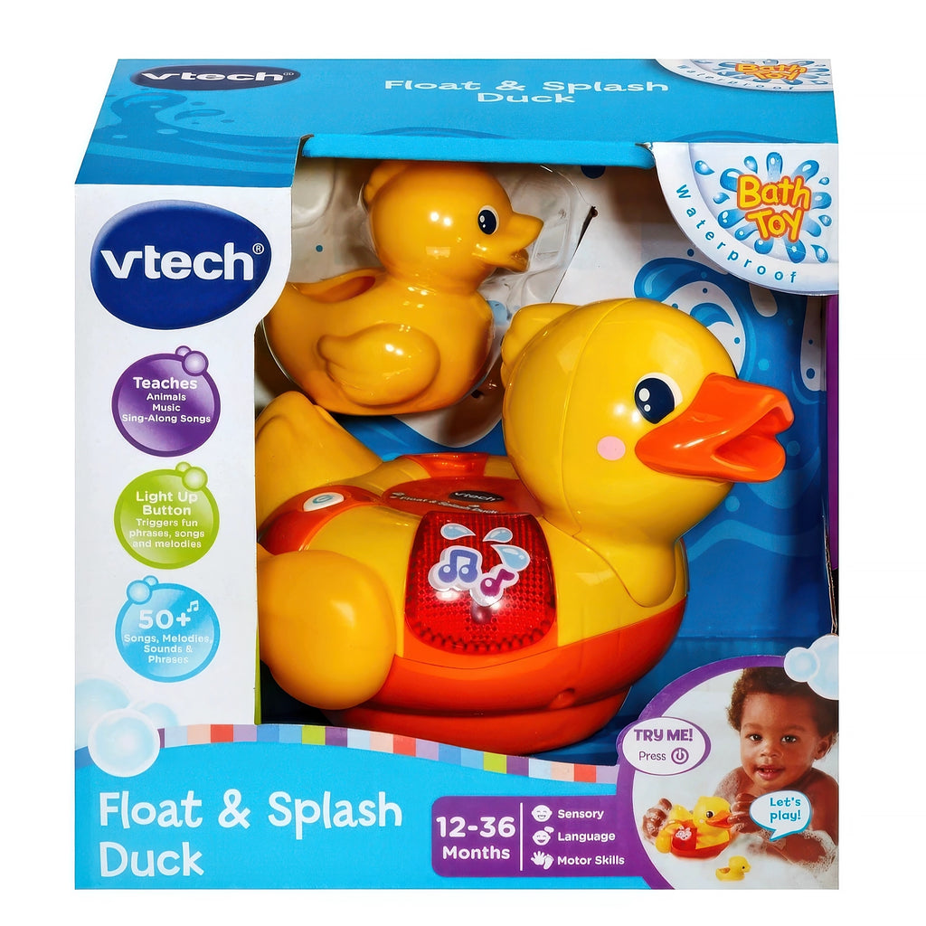 VTech Bath Toy Float & Splash Duck - TOYBOX Toy Shop