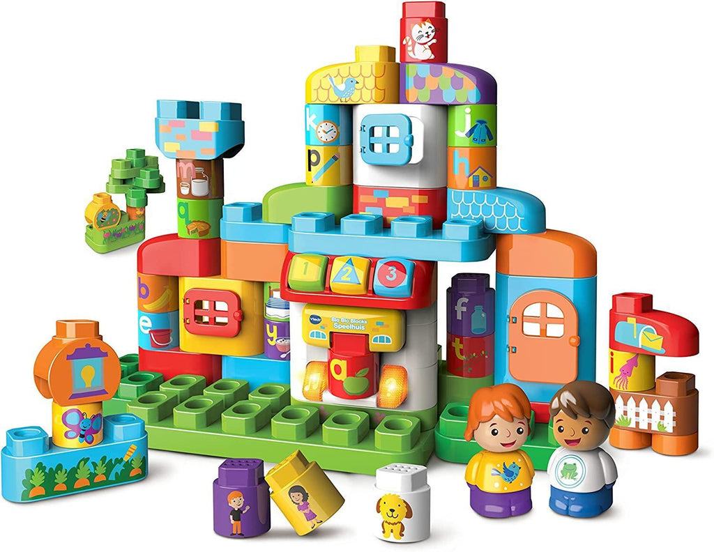 VTech Bla Bla Blocks Alphabet Family House - Greek Version - TOYBOX Toy Shop