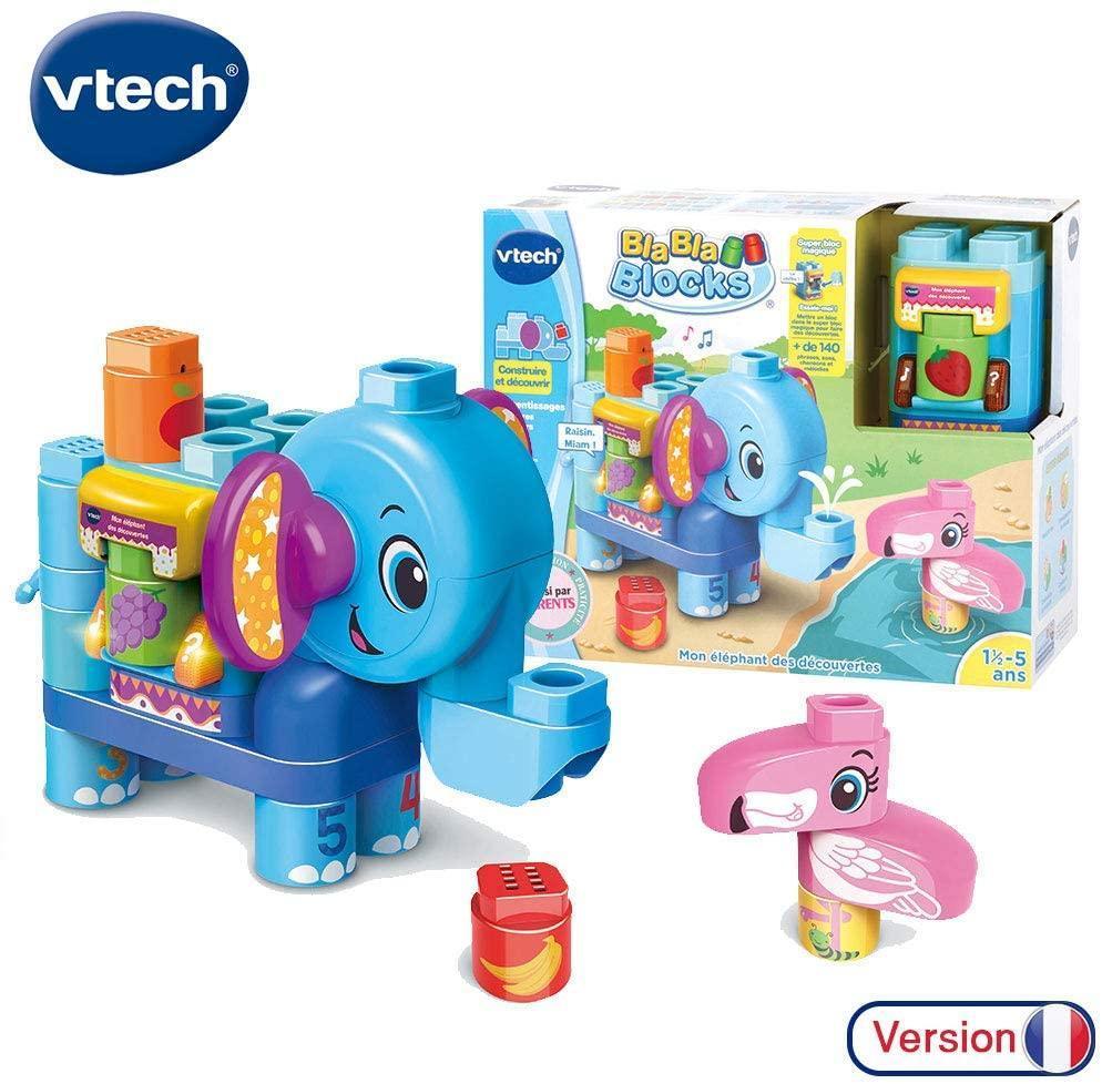 VTech Bla-Bla Blocks – Elephant Discoveries Toy Construction (GREEK LANGUAGE) - TOYBOX Toy Shop