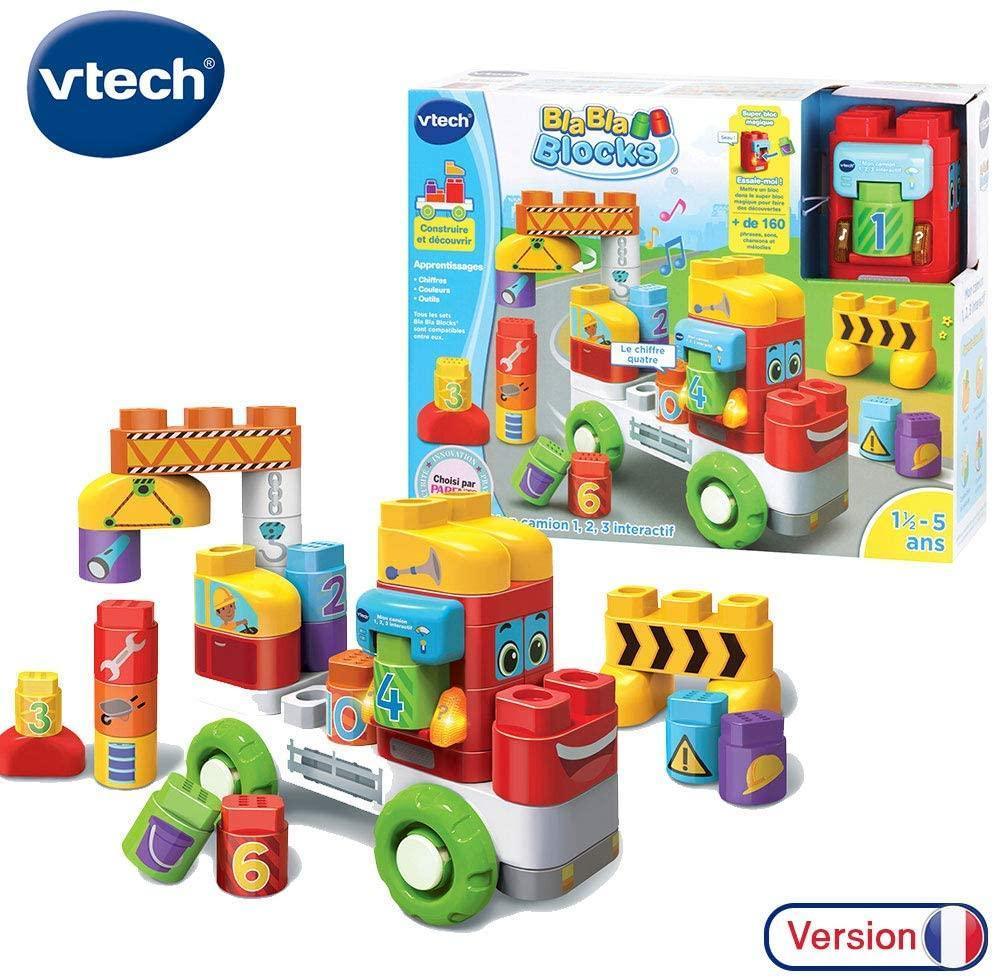 VTech – bla-blocks – My interactive Truck 1,2,3, 604805 Building Toy - TOYBOX Toy Shop