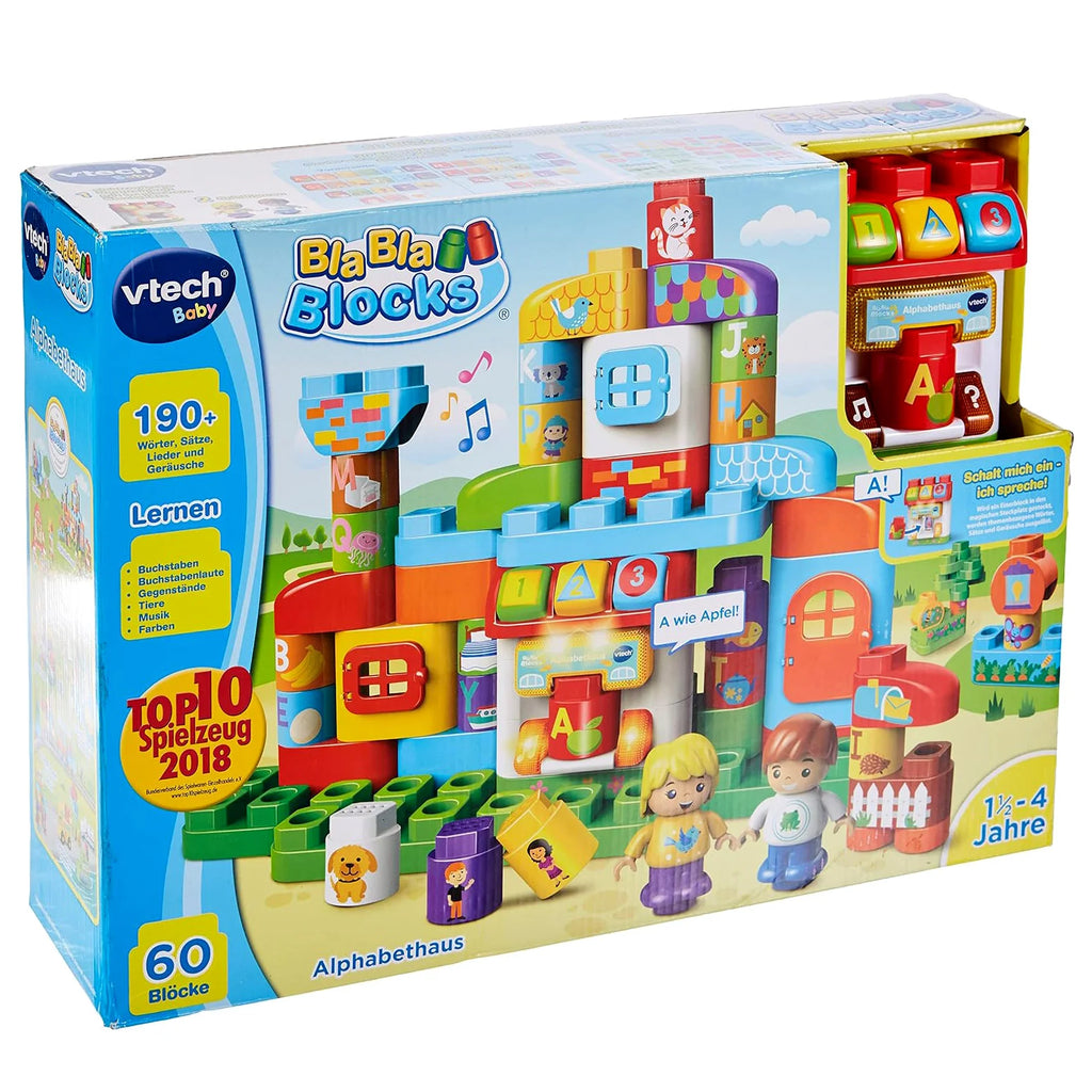 VTech BlaBla Blocks My Interactive Alphabet House - TOYBOX Toy Shop