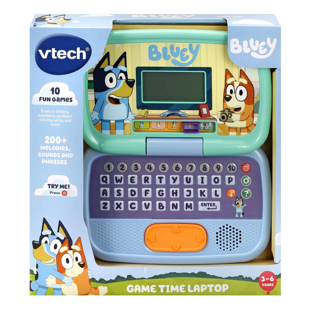 VTech Bluey Game Time Laptop - TOYBOX Toy Shop