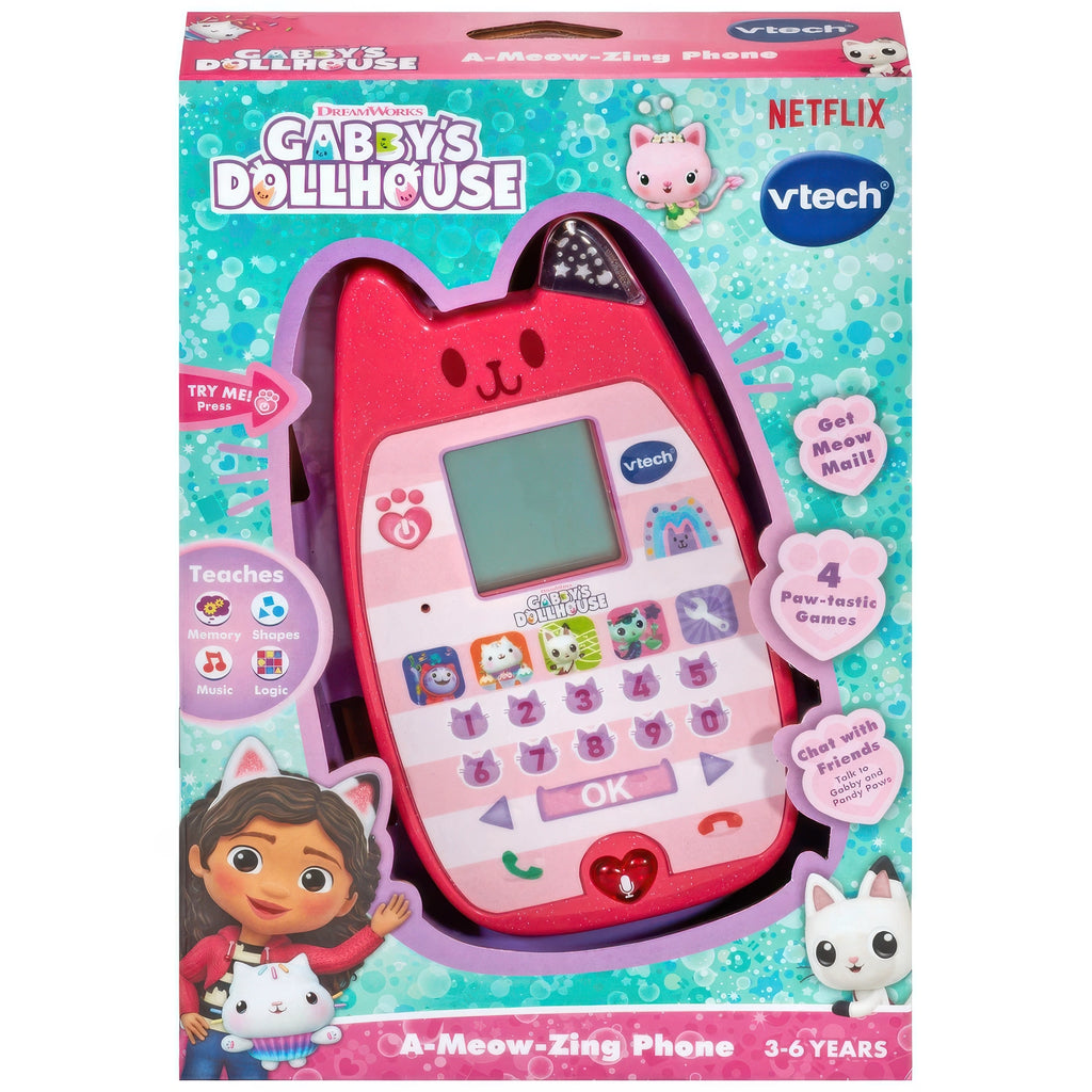 VTech Gabby's Dollhouse Meow-Zing Phone - TOYBOX Toy Shop