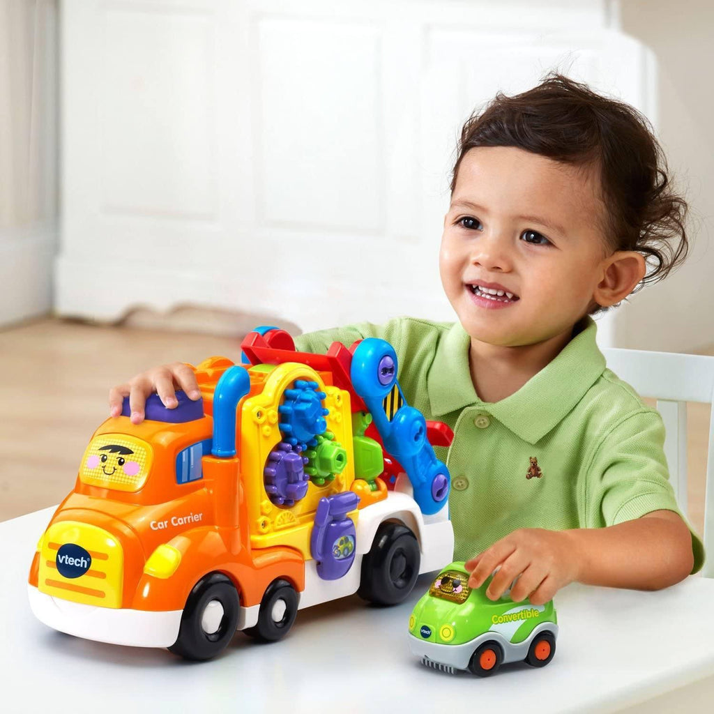 VTech Go! Go! Smart Wheels Deluxe Car Carrier - Greek - TOYBOX Toy Shop