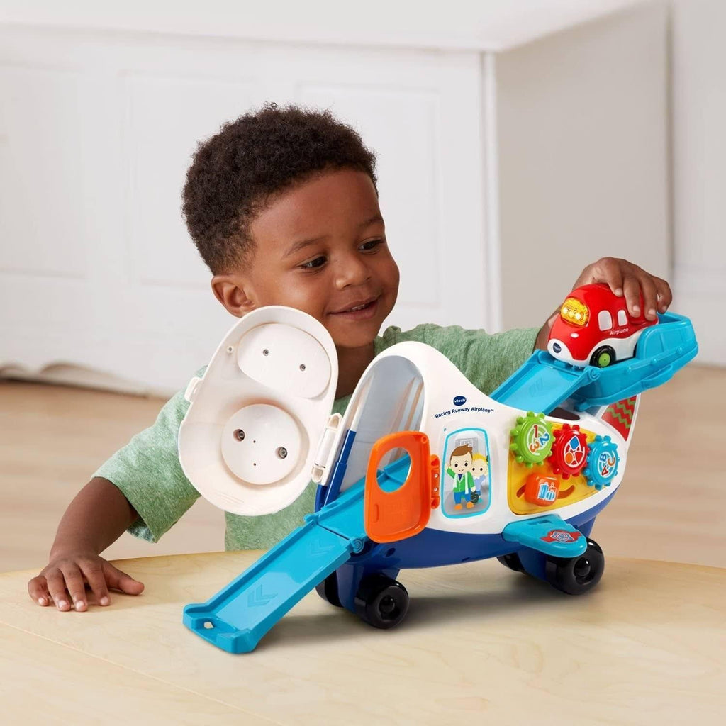 VTech Go! Go! Smart Wheels Racing Runway Airplane - TOYBOX Toy Shop